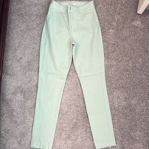 Old Navy High Rise Pixie Skinny Pant, Mint Green, 4T